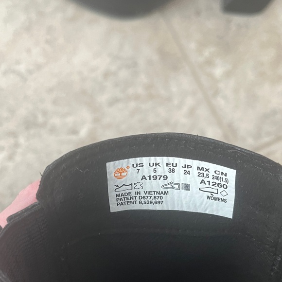 Timberland Black Heeled Boots - Picture 5 of 7